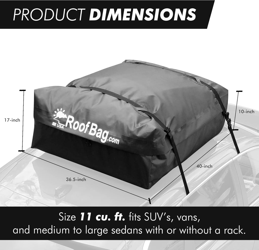 Waterproof Rooftop Cargo Carrier 11 cu. ft. S2925