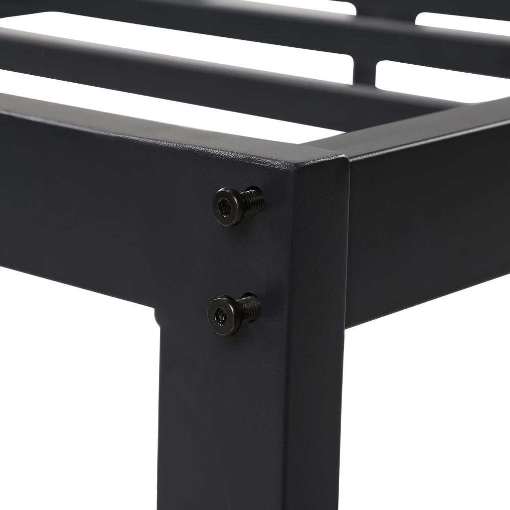 14" Steel Slat Metal Platform Bed Frame, Twin XL Size Z9454