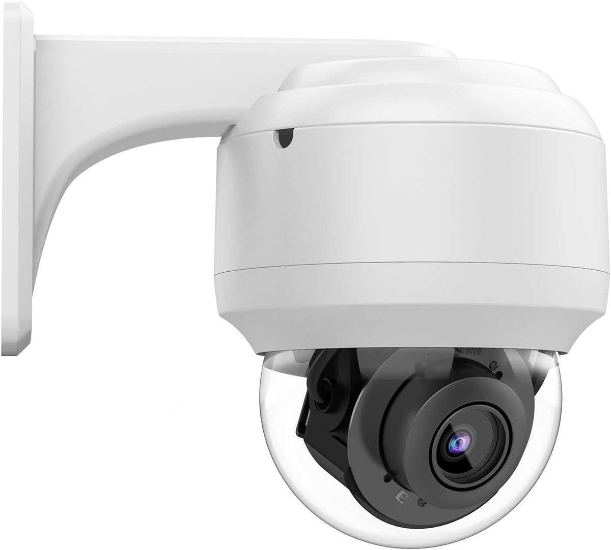 5MP PTZ PoE Dome IP Camera Outdoor with Mic/Audio, 4X Optical Zoom, 164ft Night Vision, H.265, IP67 Waterproof G706990