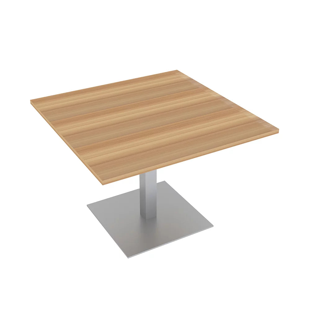 4 Person Square Meeting Table with Metal Base C69722