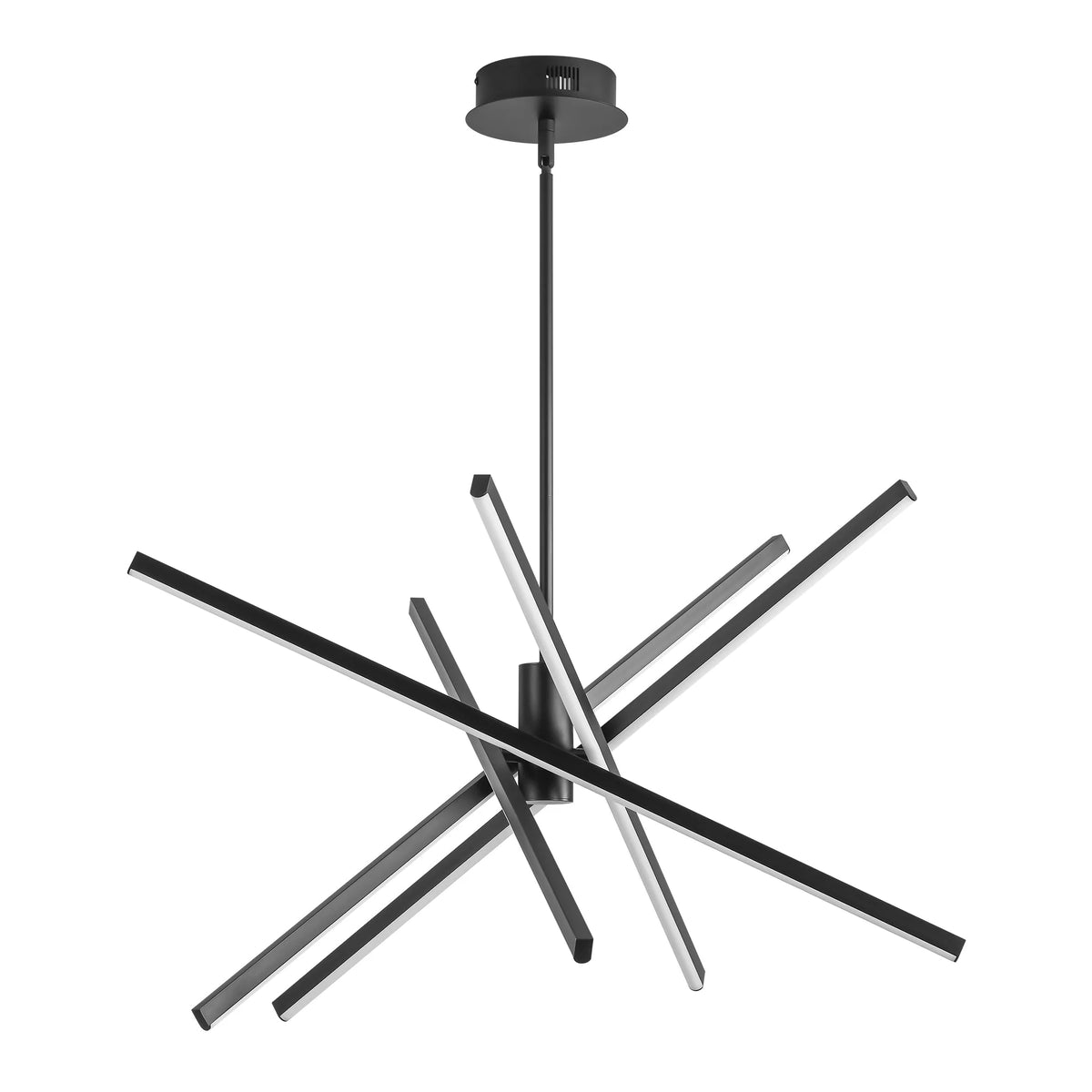 5-Light Aluminum Dimmable LED Linear Chandelier Q460