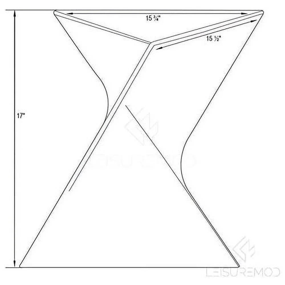 Plastic Triangle End Table Set Of 2 L8312