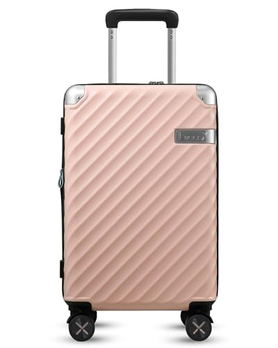 Polycarbonate Expandable Hard Shell Spinner Luggage Charcoal Metallic L306654