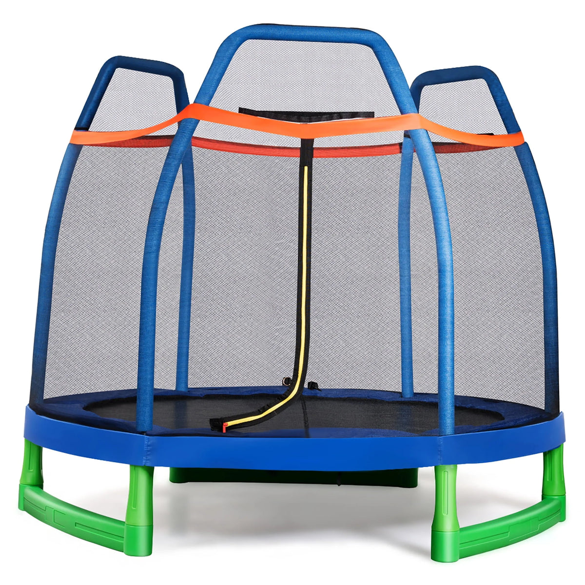 7FT Kids Trampoline with Safety Enclosure Net I36074