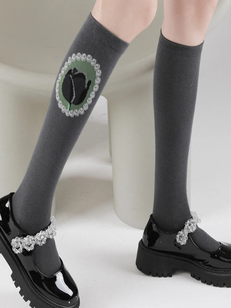 Knee-High Socks V994