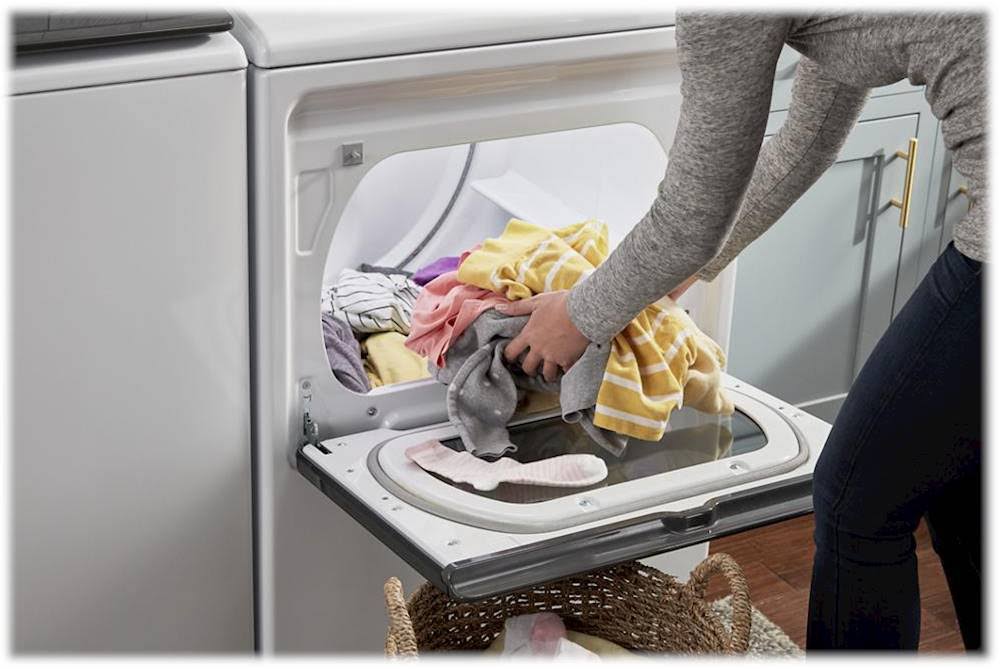 White 7.4 Cu. ft. Top Load Electric Dryer Q211