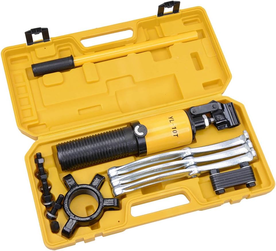 3-Jaw Hydraulic Gear Puller Set 10 Ton with Case T238658