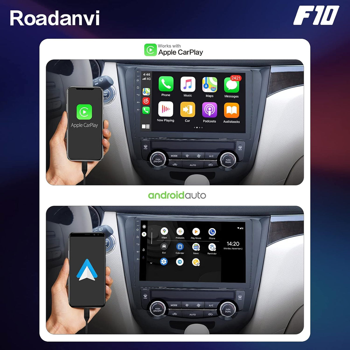 Car Stereo Bluetooth Radio with Touch Screen N498