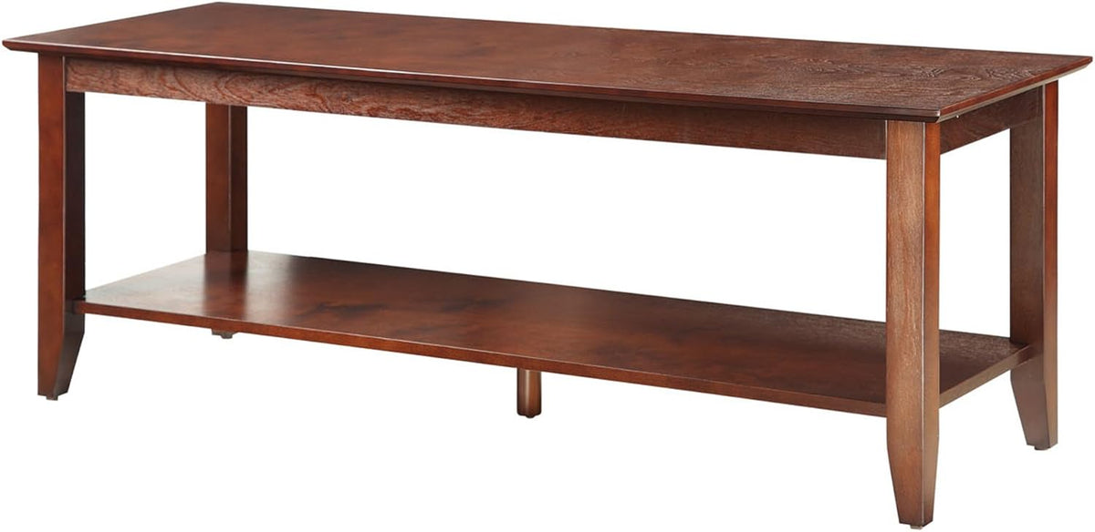 Espresso Coffee Table with Shelf Z74173