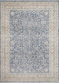 Dark Blue Ivory Rug V724