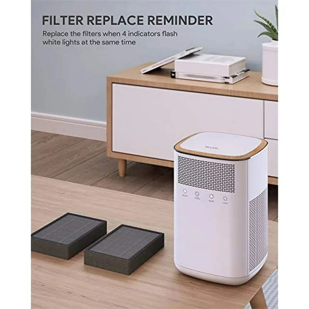 Low Noise HEPA Air Purifier with Activated Carbon Filter S14498