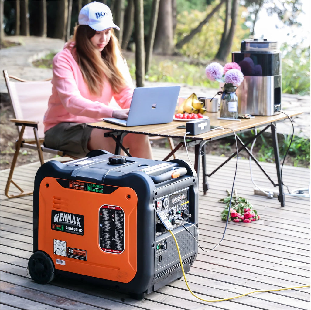 6000W Dual Fuel Quiet Portable Inverter Generator N87014