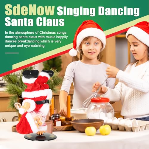 Inverted Rotating Santa Claus Christmas Animatronics Musical Electric Animated Dancing Toy O797998
