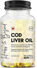 COD Liver Oil with Omega 3, Vitamin A & D 60 Softgel W238116