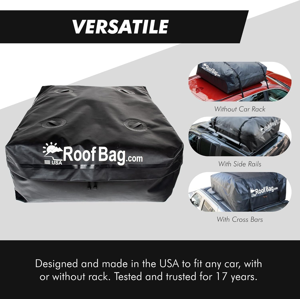 Waterproof Rooftop Cargo Carrier 11 cu. ft. S2925