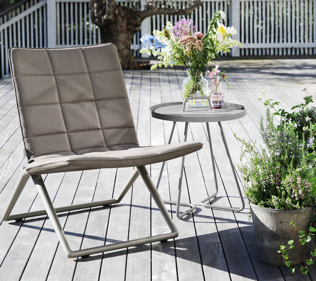 Taupe Side Table Z102