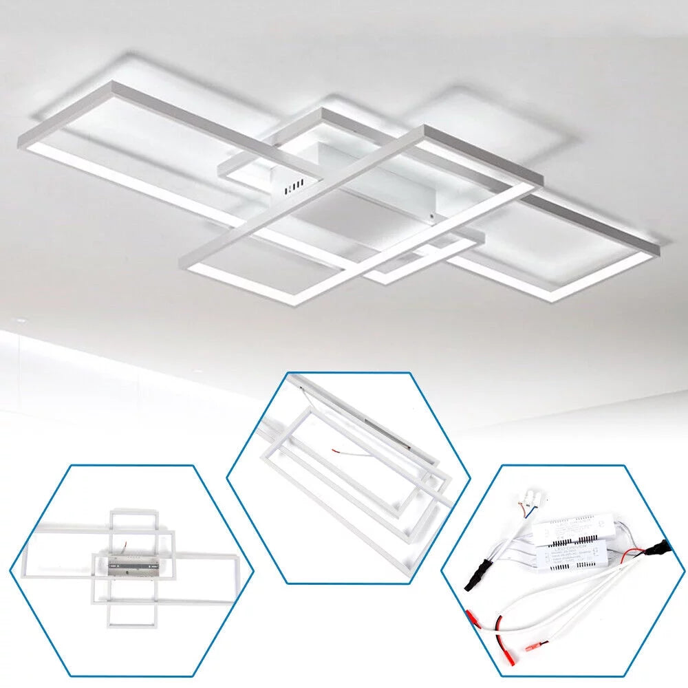 Modern LED Ring Flush Mount Ceiling Light Acrylic Lampshade G323