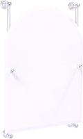 Polished Chrome Arched Top Frameless Wall Mirror H410407