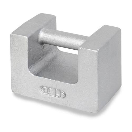 30 lb Class F Cast Iron Grip Handle Weight S403