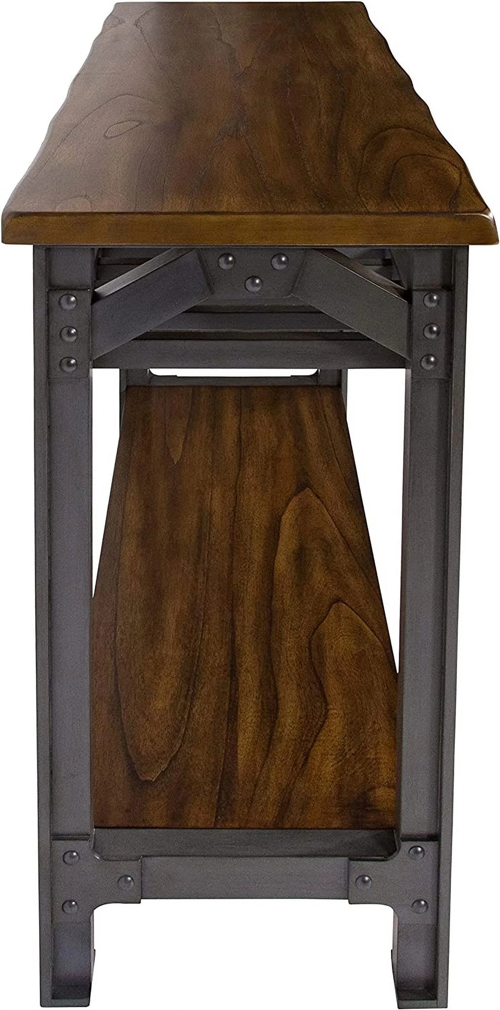Console Table Graphite Grey Brown H2967