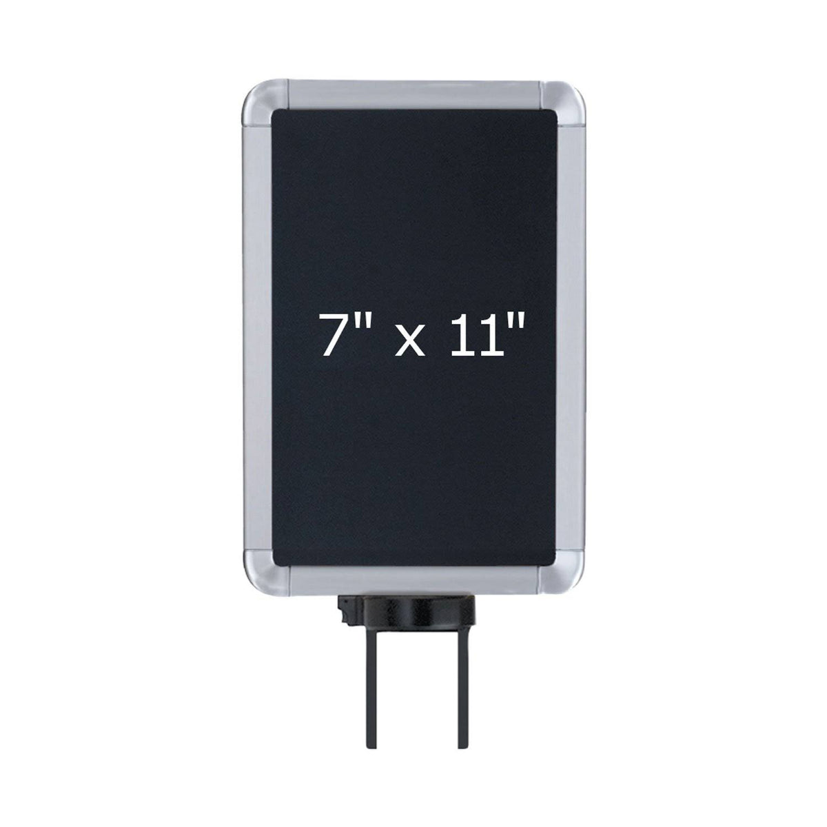 Satin Aluminum Vertical Swivel Mount Sign Frame S3004