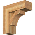 Rough Sawn Cedar Bracket with Offset Brace D41688