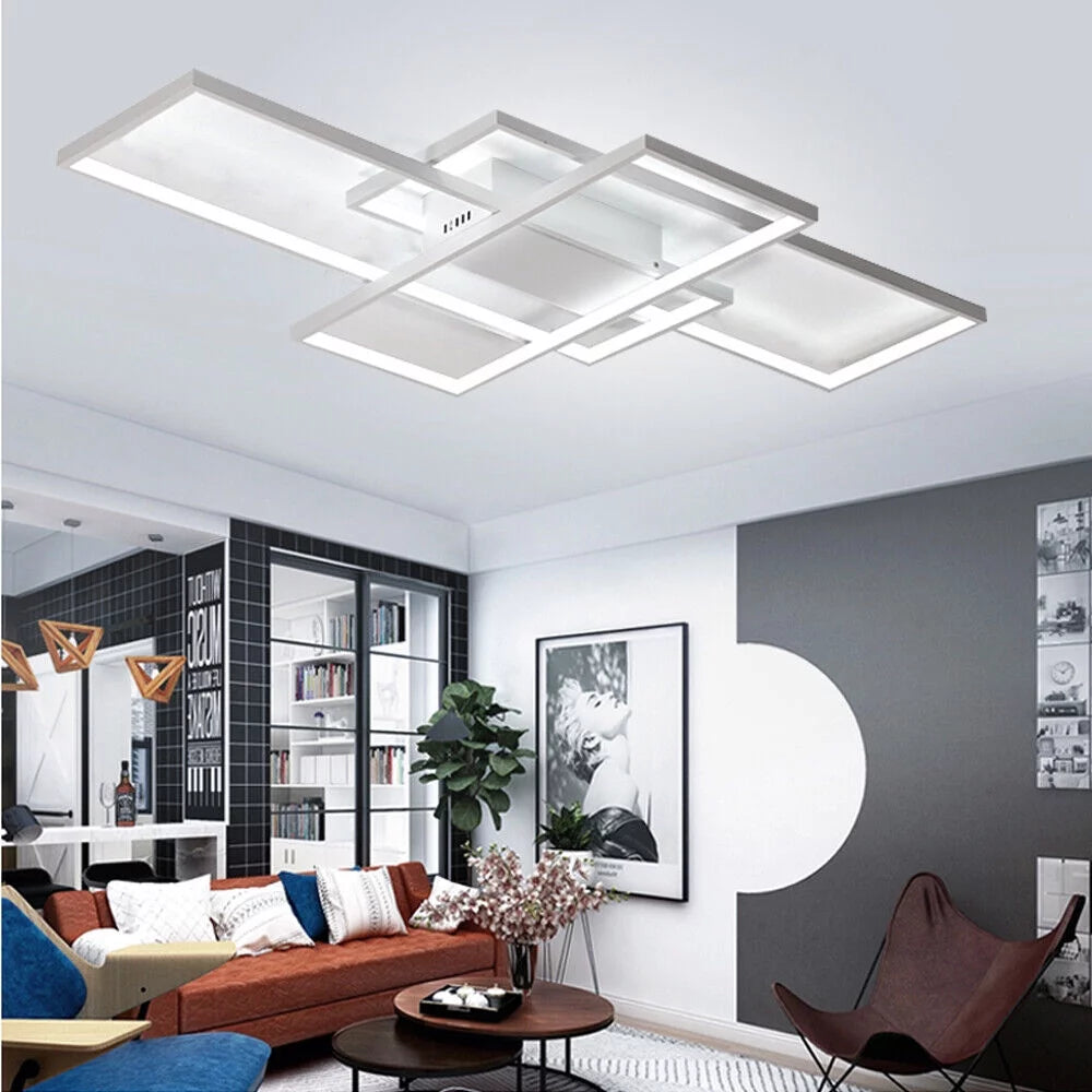 Modern LED Ring Flush Mount Ceiling Light Acrylic Lampshade G323