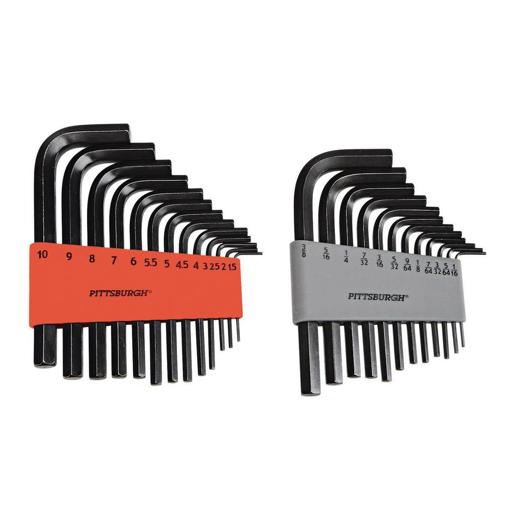 25 Piece SAE and Metric Hex Key Set E807