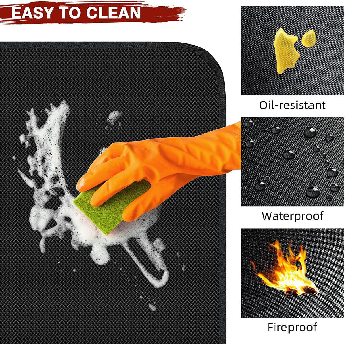 60*42in Fireproof Grill Mat X389744