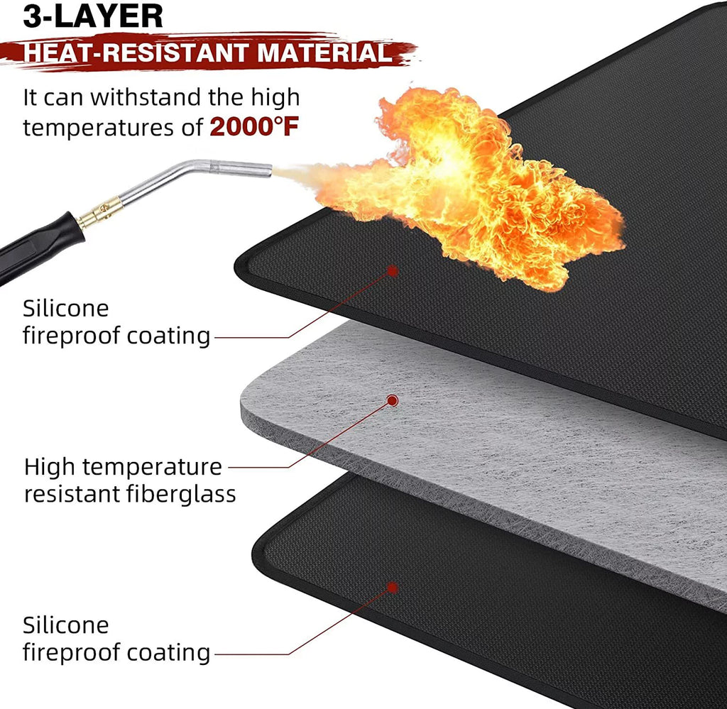 60*42in Fireproof Grill Mat X389744