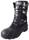 Black Camo Snow Boot E1265