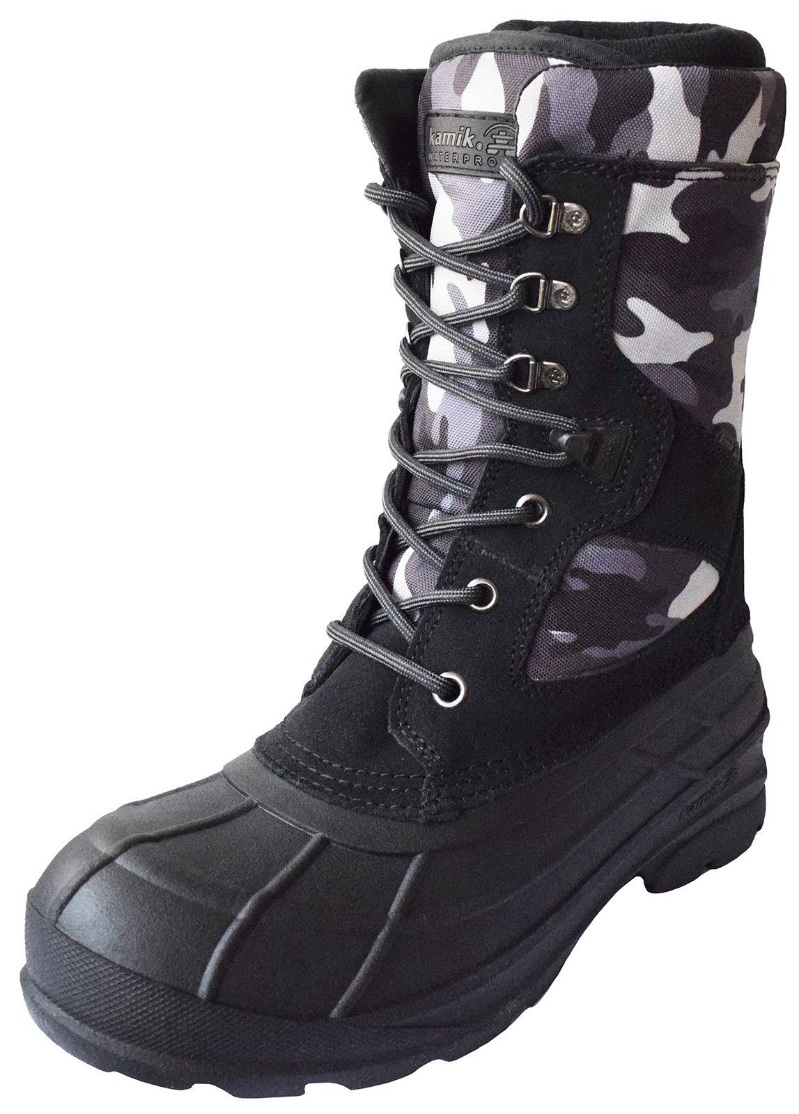 Black Camo Snow Boot E1265