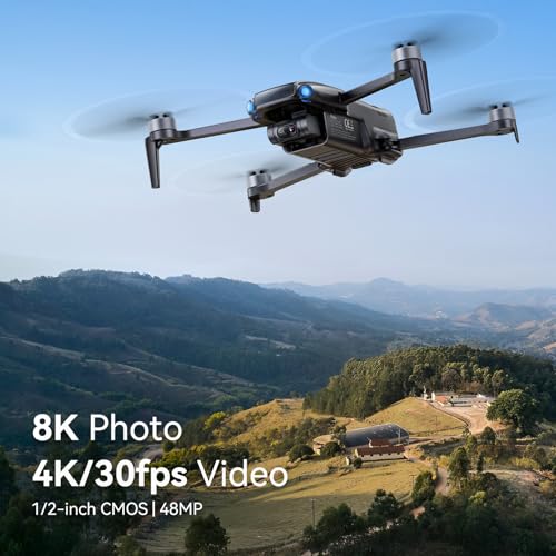 4K Camera Drone with 3-Axis Gimbal EIS, Under 249g L4866