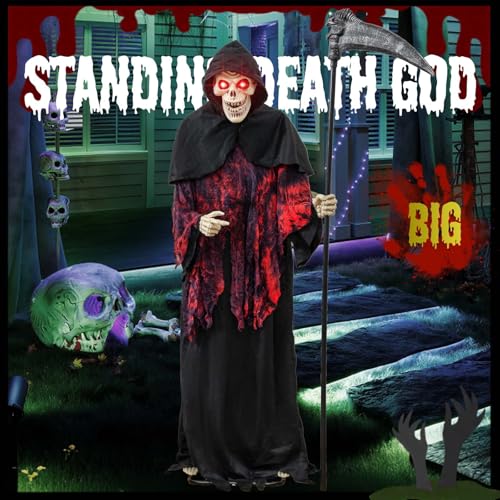 6ft Animated Witch Halloween Decoration with Motion Sensor I306250