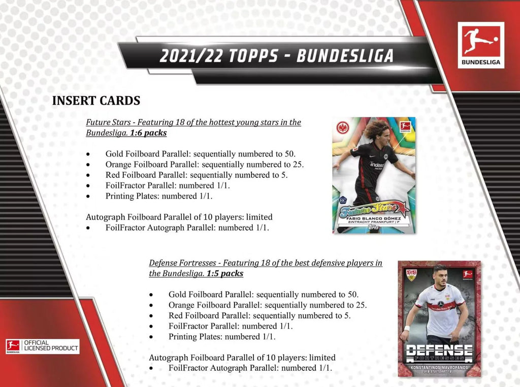 2021-22 Soccer Trading Card Box (24 Packs) R780