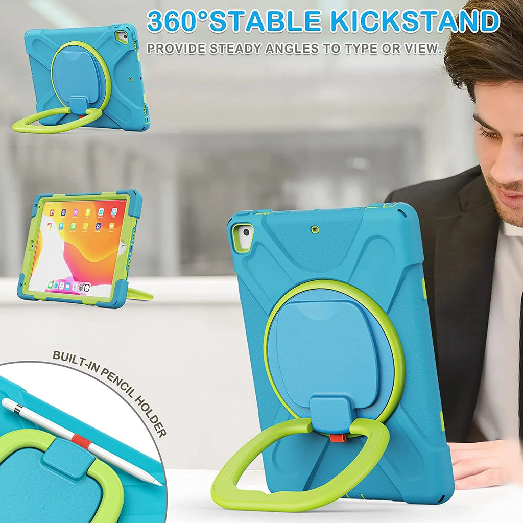 iPad 9.7 inch Shockproof Rugged Cover with Pencil Holder J14031