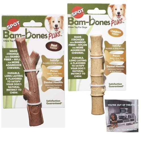 Bamboo Stick 2 Pack Dog Chew Toy Z5361
