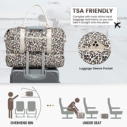 Travel Duffle Bag with Shoe Compartment K4053