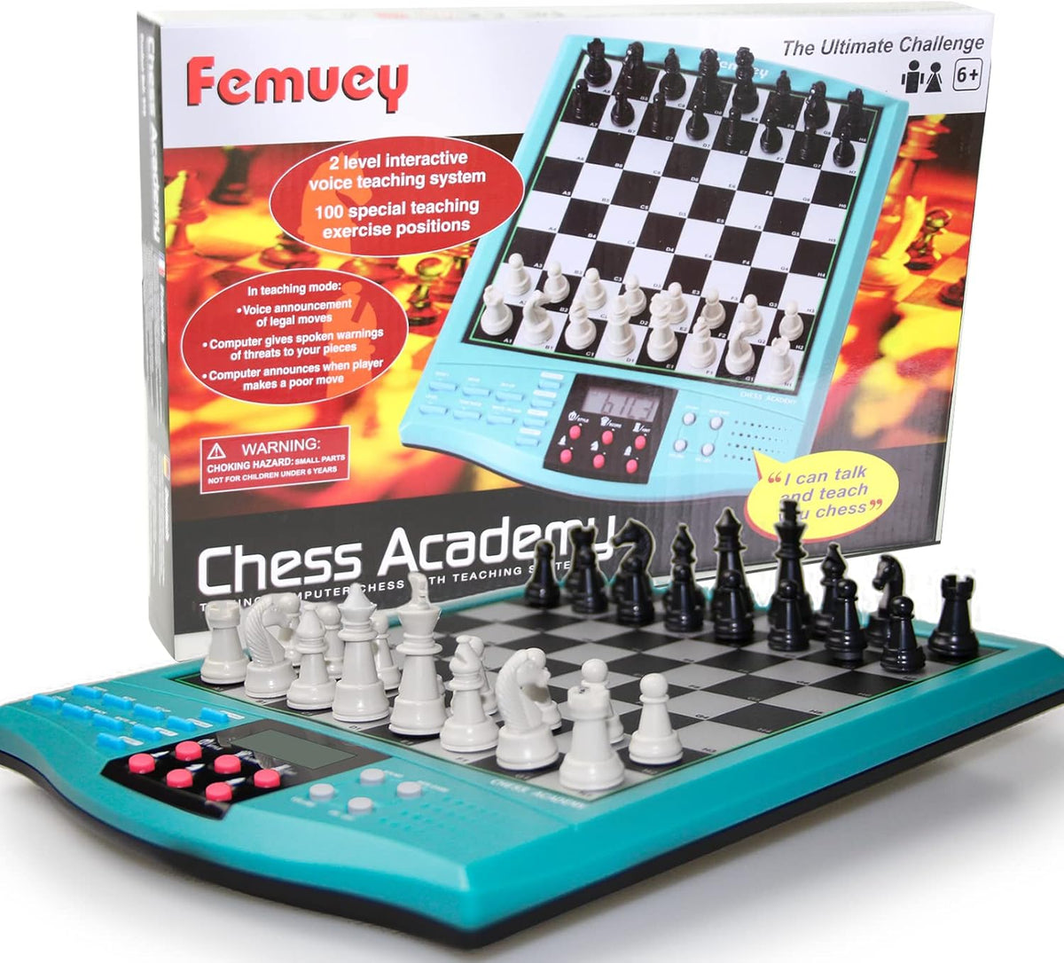 Electronic Voice Chess Academy Classical Computer Voice Teaching System M4526
