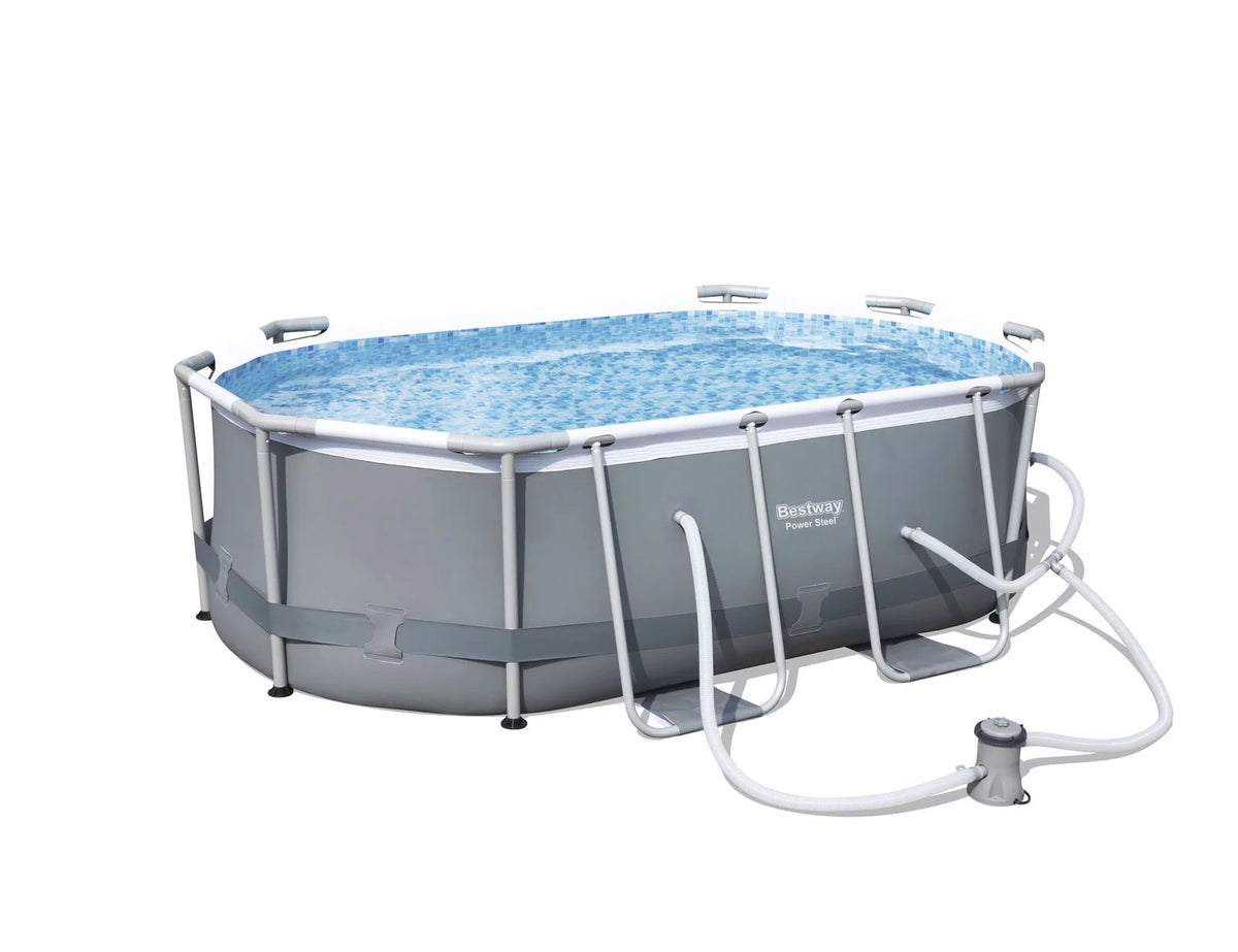 10' x 6'7 x 33 Oval Frame Above Ground Swimming Pool N575