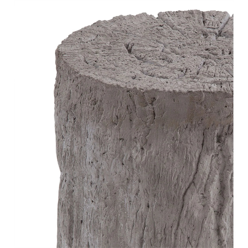 Gray Concrete Stone Accent Table P50850