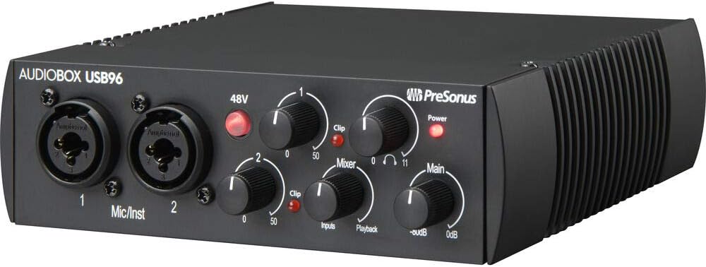 Audio Interface with Studio Monitors and Headphones V979080
