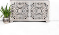 Hand Carved White Sideboard Cabinet I9064