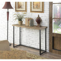 Black and Natural Console Table C32230