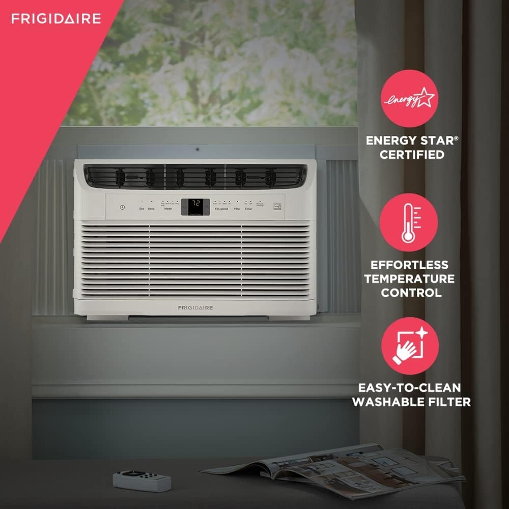 White Window-Mounted Air Conditioner, 5,000 BTU N86772
