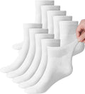 10 Pairs Diabetic Loose Ankle Cotton Socks C599368