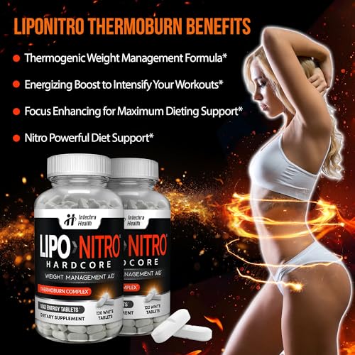 Diet Pills with Nitro Energy Dietary Supplement 120 White Tablets G259
