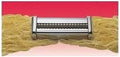 Pasta Machine Spaghetti Attachment D12707