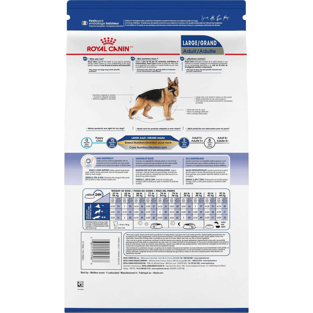 Large Breed Adult Dog Dry Food G505