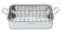 Stainless Steel 16" Roasting Pan with Rack D580